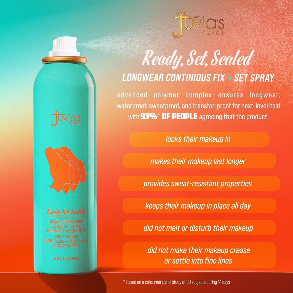 Ready, Set, Sealed Longwear Continuous Fix and Set Spray - Ultra Matte + Waterproof